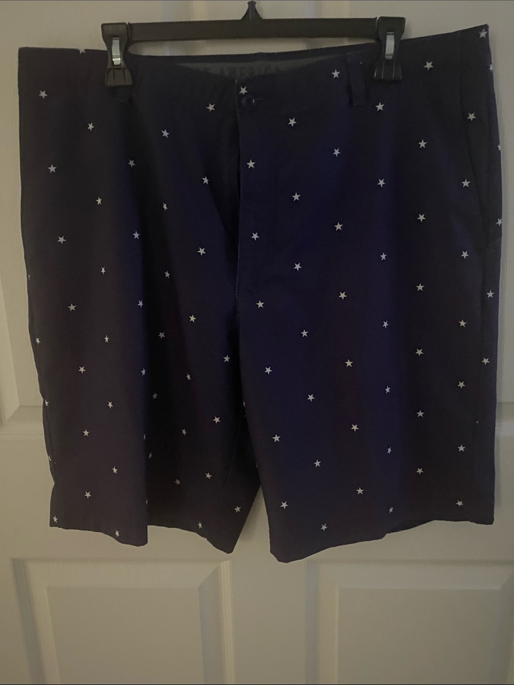 Men's Navy Star Print Shorts